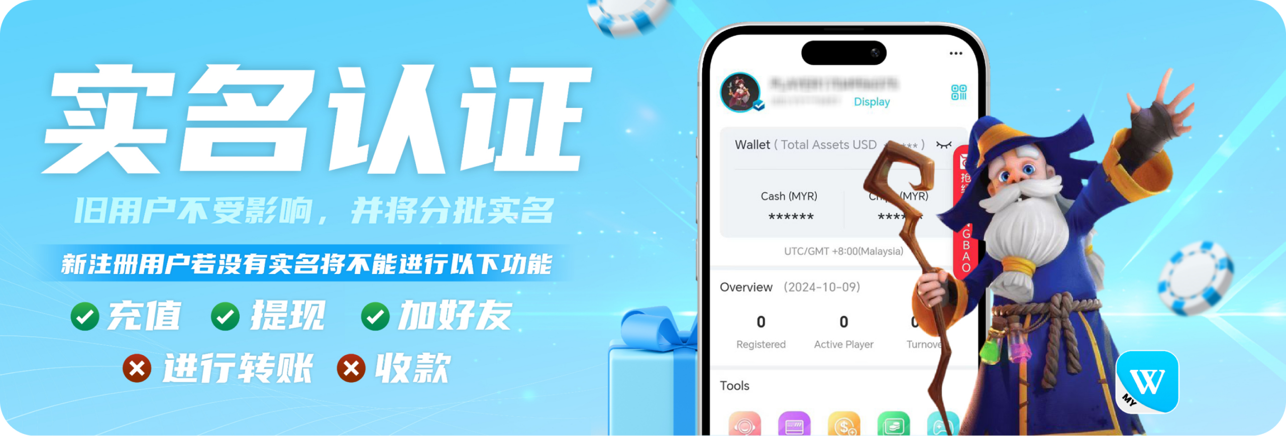Real Name Authentication banner